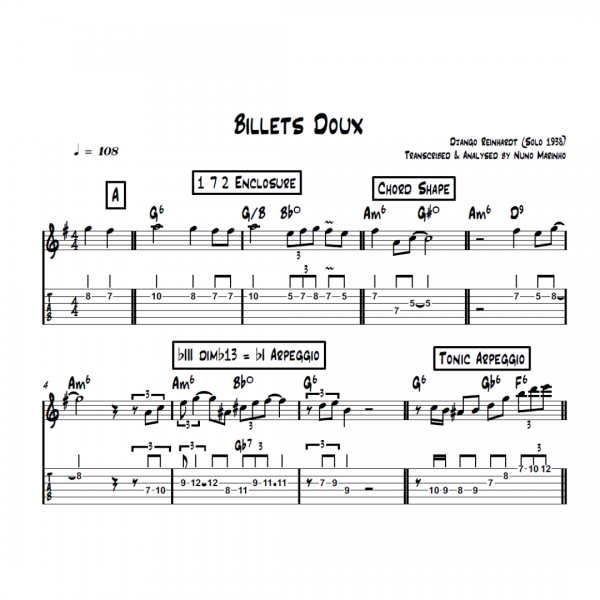 Billets-Doux-Django-Reinhardt-Solo-Transcription-Score-Download-Analysis-Nuno-Marinho