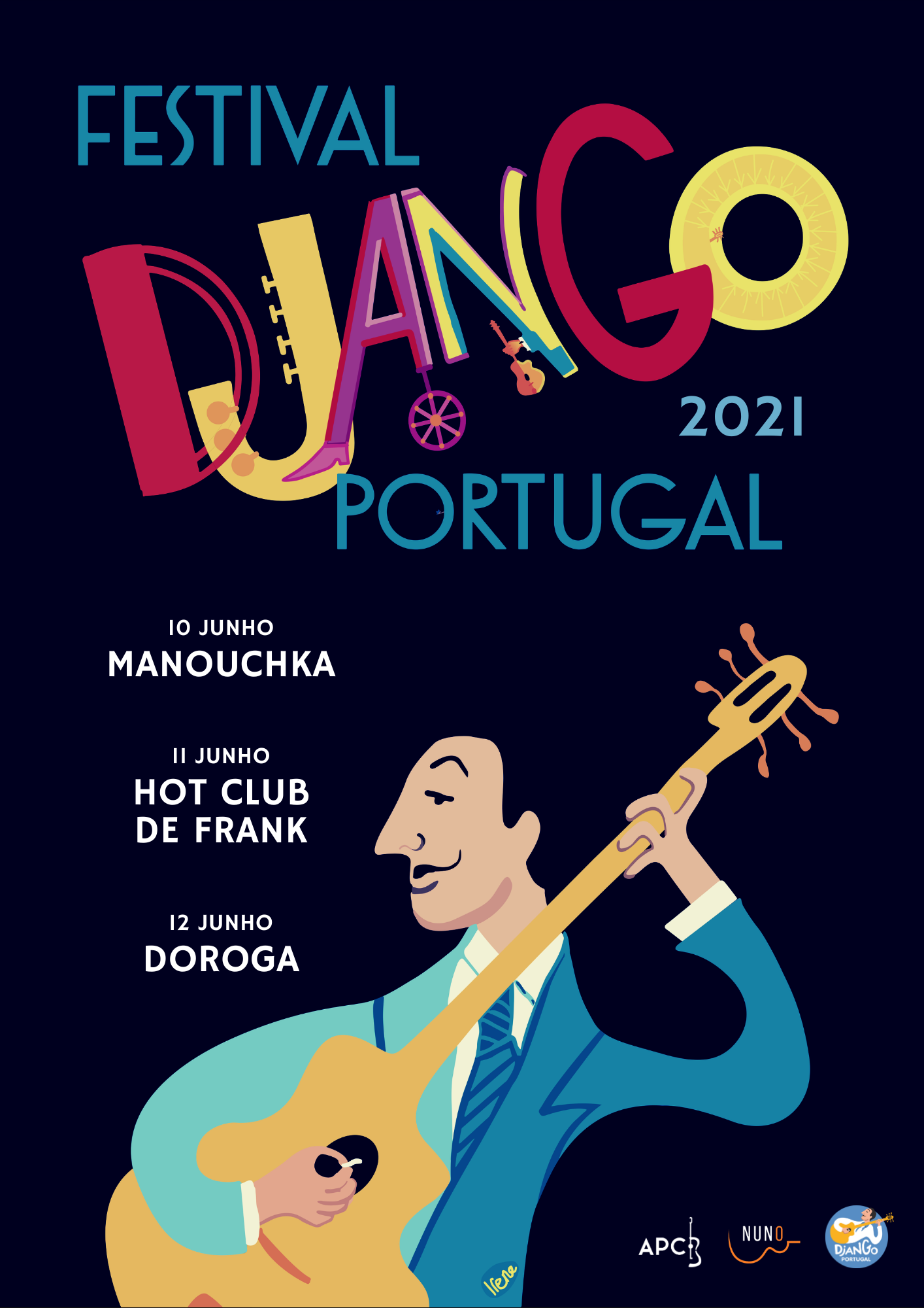 Festival Django Portugal - Poster 2021