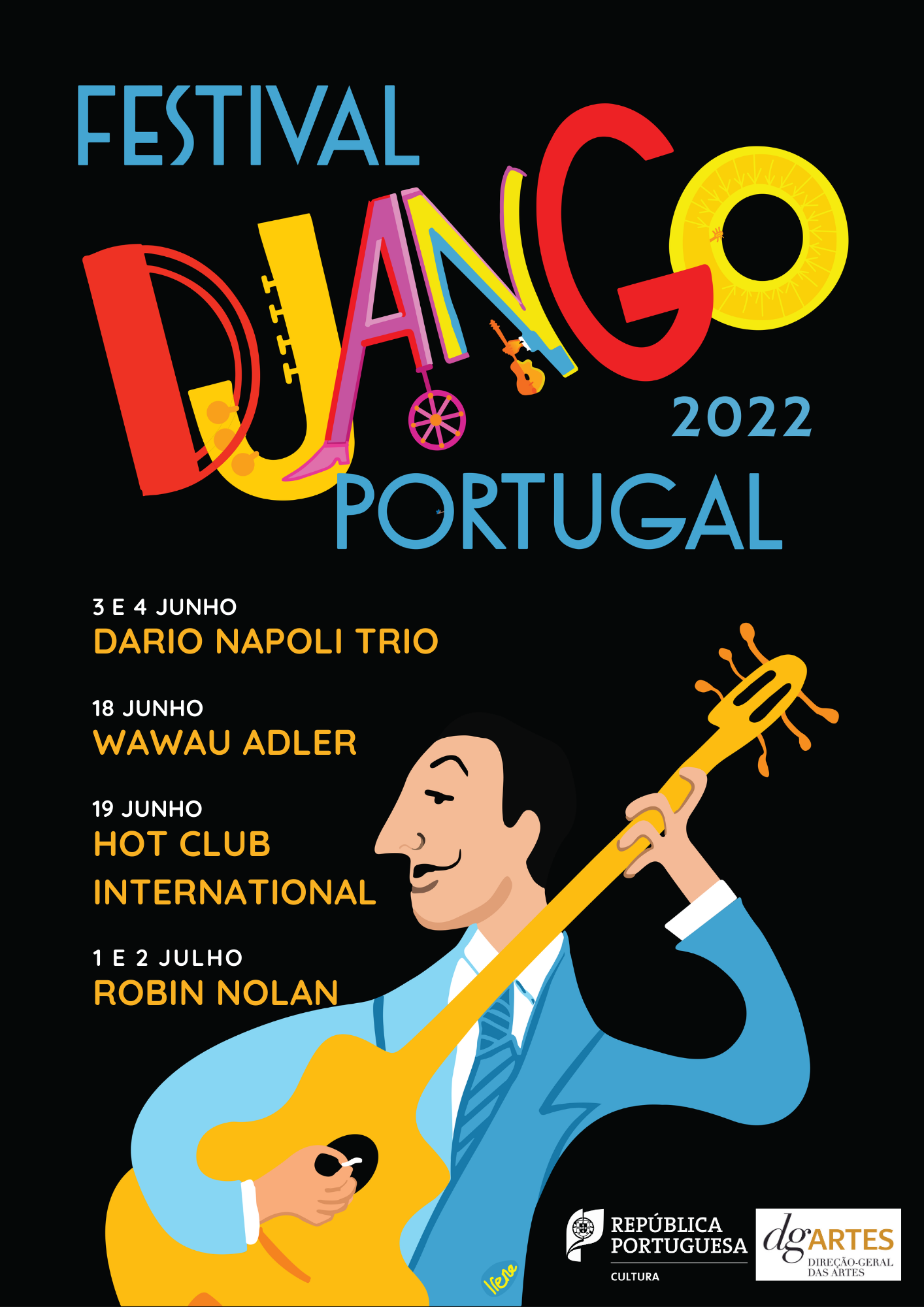 Festival Django Portugal - Poster 2022