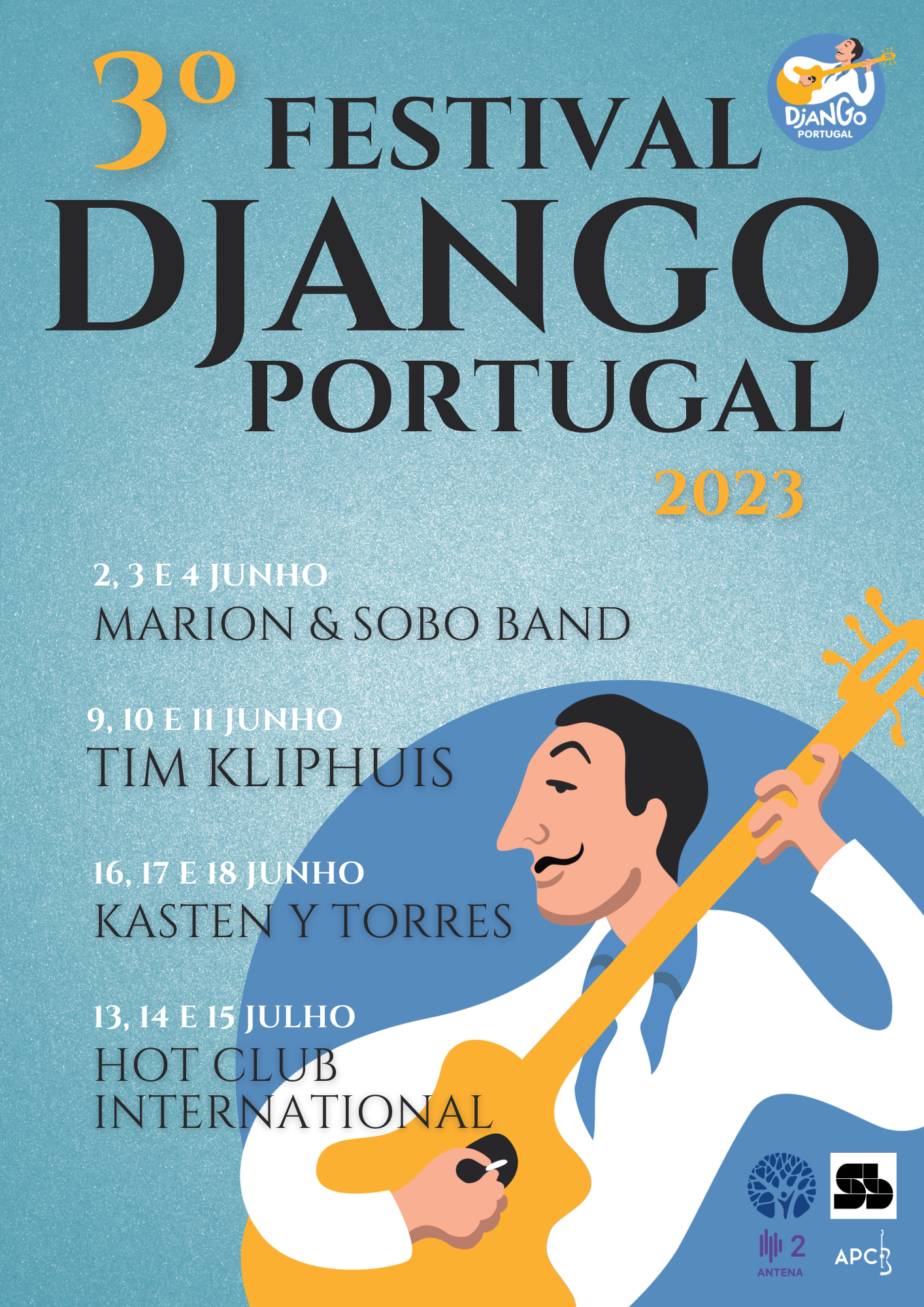 Festival Django Portugal - Poster 2023
