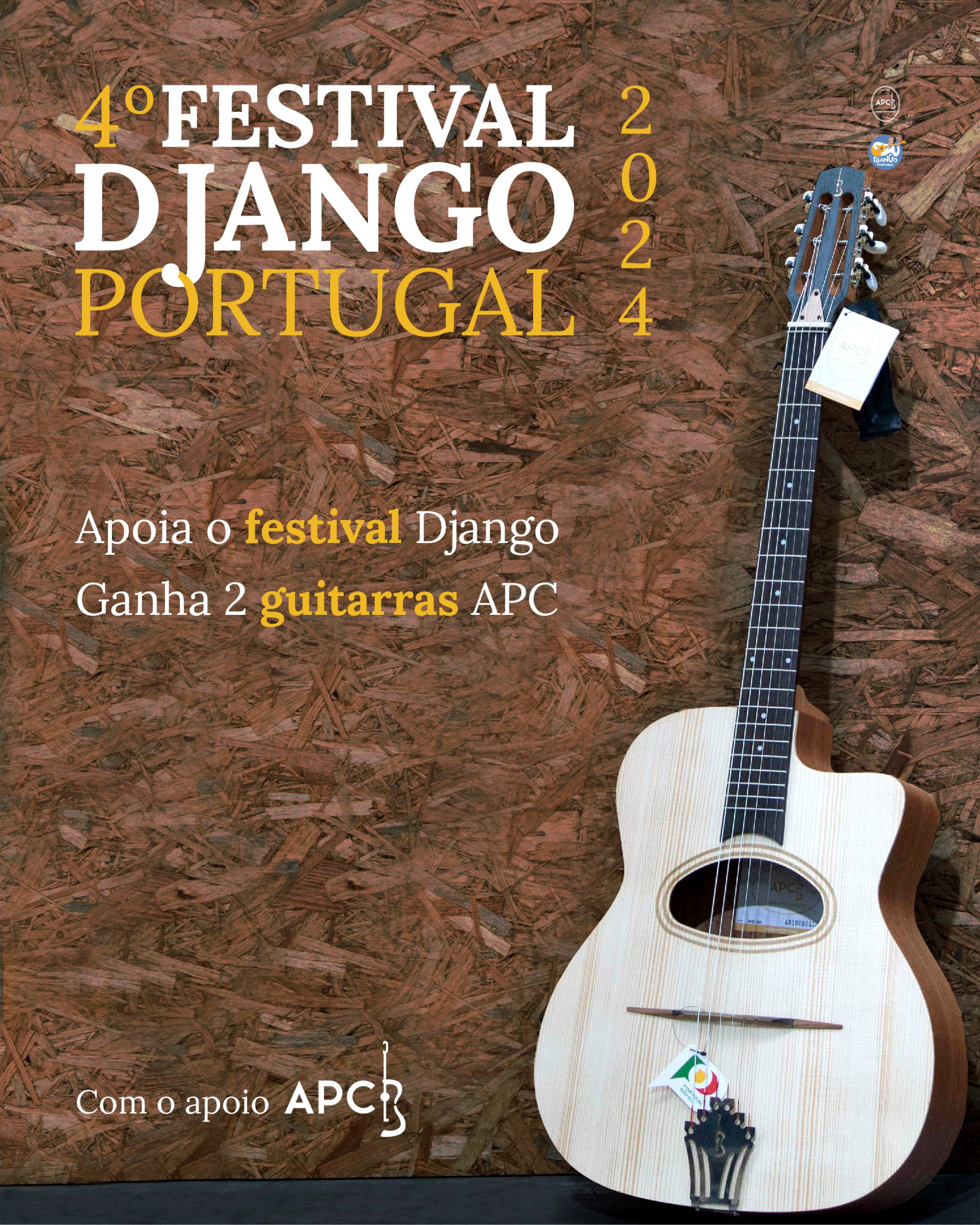 Crowdfunding Festival Django Portugal 2024 - 2 Guitarras APC