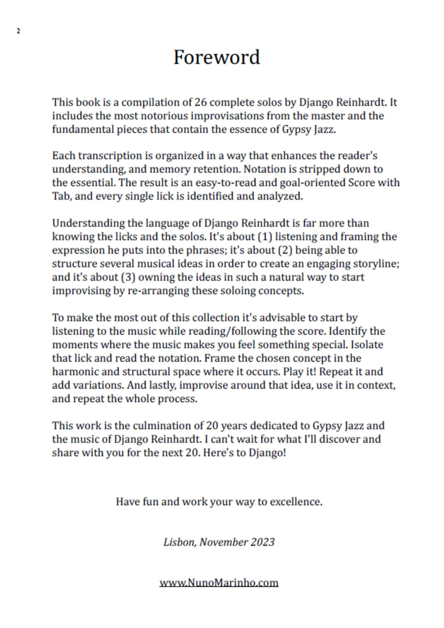 Django Reinhardt Solos Book - Image 2