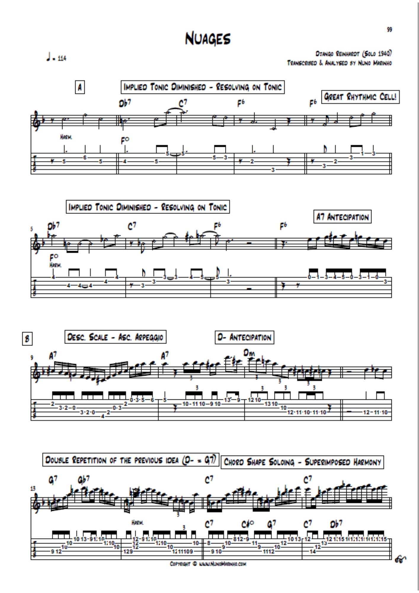 Django Reinhardt Solos Book - Image 6